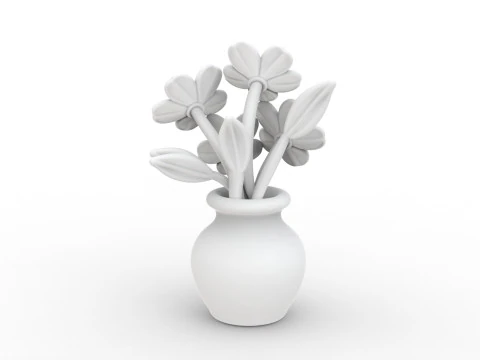 Cartoon Vanity Table 3D Printable 3D print model 3D Print Model