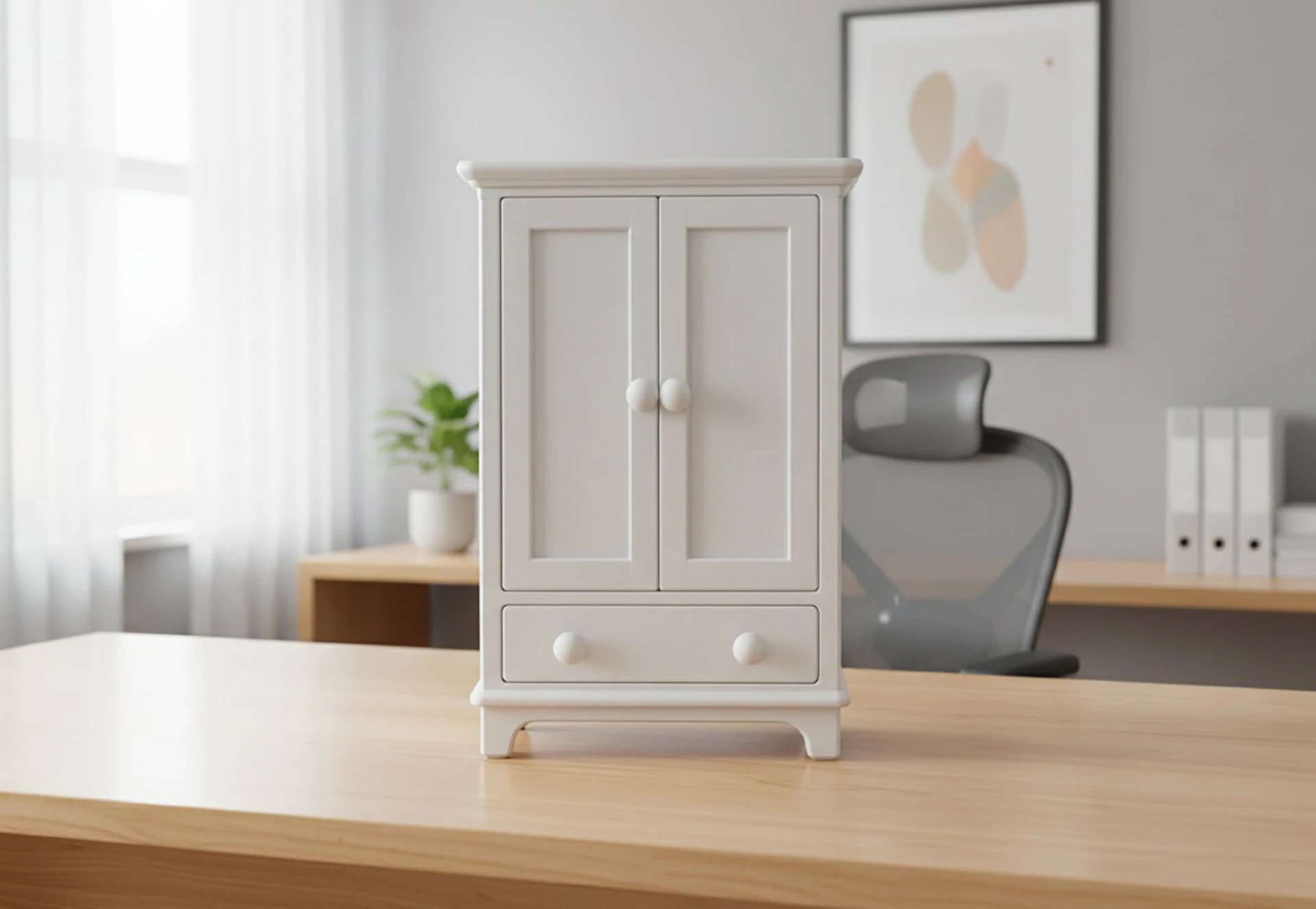 Classic Wardrobe 3D Printable 3D print model 3D Print Model .c4d .max .obj .3ds .fbx .stl .blend 