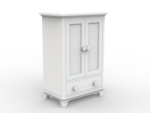 Classic Wardrobe 3D Printable 3D print model 3D 打印模型