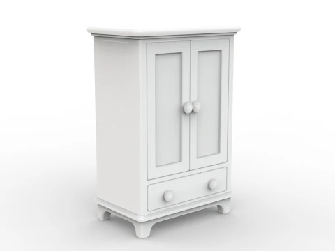 Classic Wardrobe 3D Printable 3D print model 3D Print Model