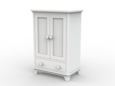 Classic Wardrobe 3D Printable 3D print model 3D 打印模型