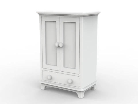 Classic Wardrobe 3D Printable 3D print model 3D Print Model