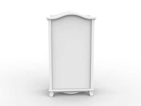 Classic Wardrobe 3D Printable 3D print model Modèles 3D en vedette