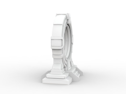 Sci-fi Portal 3D Printable 3D print model 3D printmodel