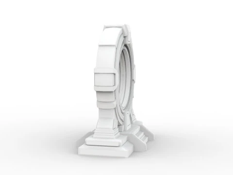 Sci-fi Portal 3D Printable 3D print model 3D Print Model