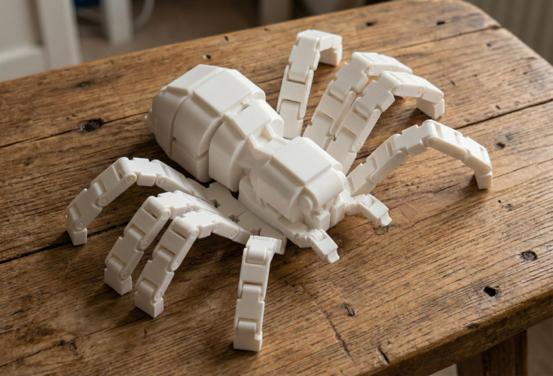 Articulated Spider 3D Print Model .c4d .max .obj .3ds .fbx .stl .blend 