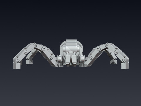 Articulated Spider 3D Print Model