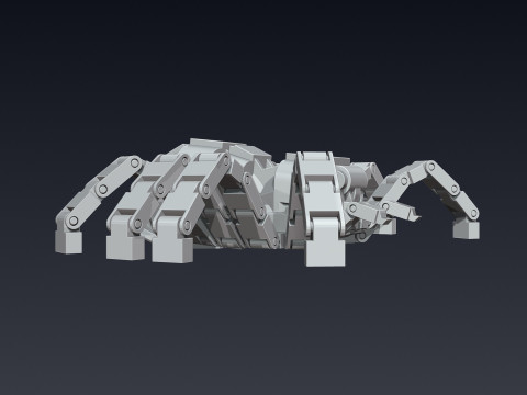 Articulated Spider 3D Print Model