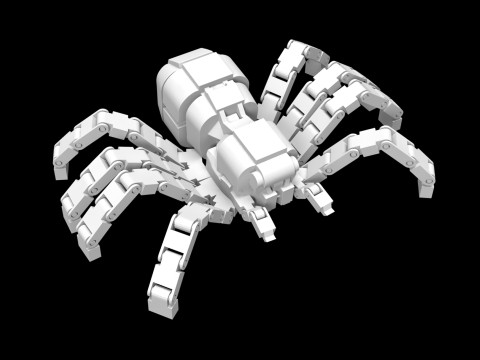 Articulated Spider 3D Print Model