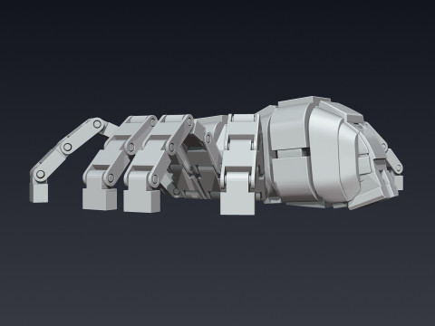 Articulated Spider 3D Print Model