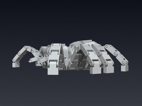 Articulated Spider 3D Print Model