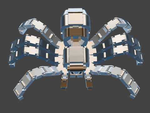 Articulated Spider 3D Print Model