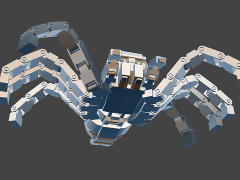 Articulated Spider 3D Print Model