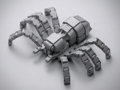 Articulated Spider 3D Print Model