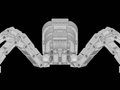 Articulated Spider 3D Print Model