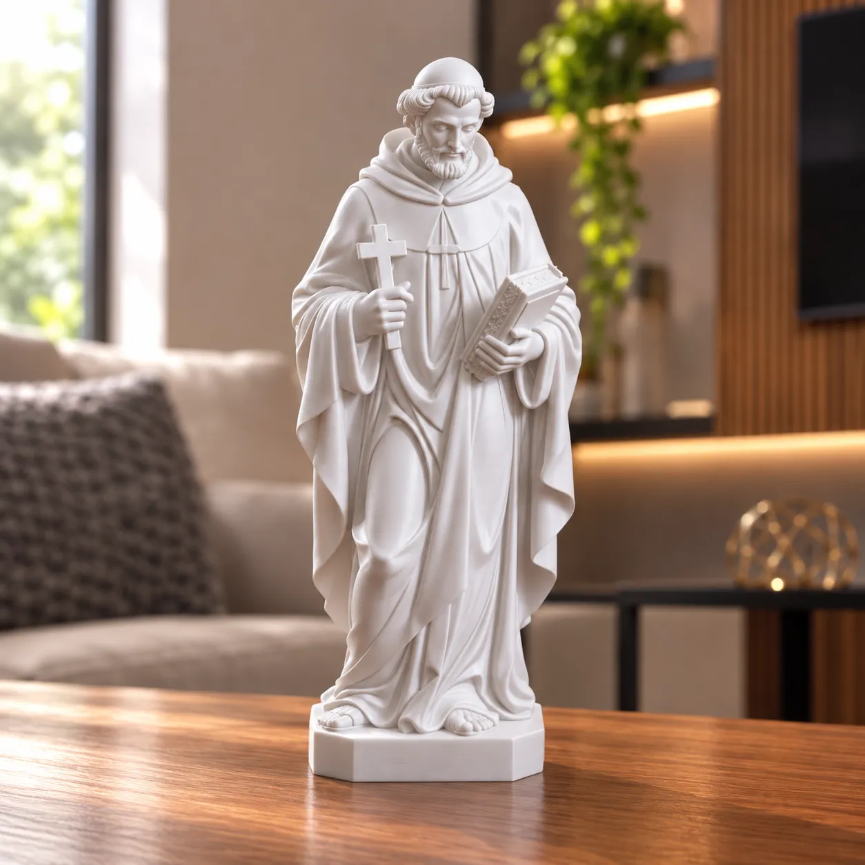 Saint Cajetan Priest 3D Print Model .c4d .max .obj .3ds .fbx .stl .blend 