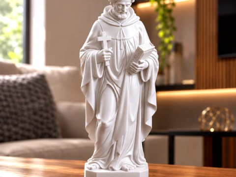 San Gaetano sacerdote Modello di stampa 3D