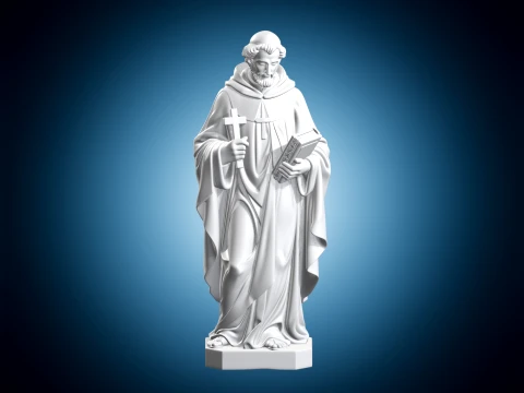 Saint Cajetan Priest 3D Print Model