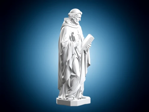Saint Cajetan Priest 3D Print Model