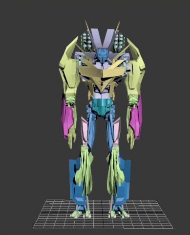 robot transformer 3D Model .c4d .max .obj .3ds .fbx .stl .blend 