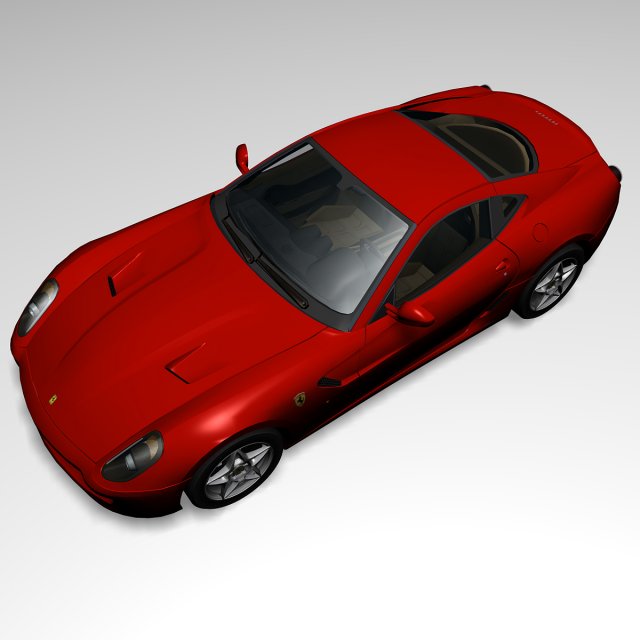 599 fiorano 3Dモデル .c4d .max .obj .3ds .fbx .stl .blend