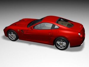 599 fiorano 3Dモデル