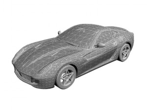 599 fiorano 3Dモデル