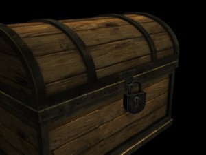 animated treasure chest 3Dモデル