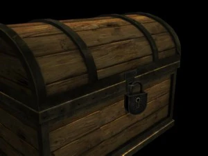 animated treasure chest 3D Model