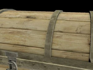 animated treasure chest 3D Model