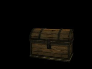 animated treasure chest 3D Model