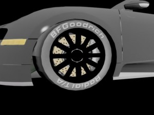 pack of four cars bugatti db9 and racing cars 3D Model