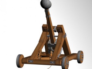catapult Model 3D