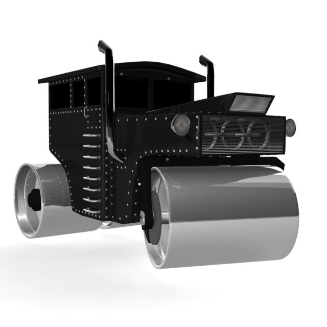 roller 3Dモデル .c4d .max .obj .3ds .fbx .stl .blend 