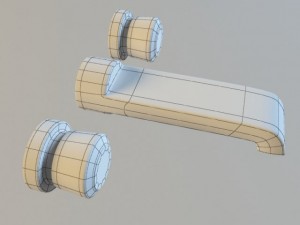 kludi joop faucet for washstand Modèle 3D