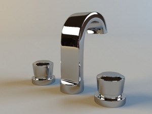 kludi joop faucet for washstand 3D मॉडल