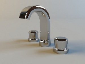 kludi joop faucet for washstand 3D मॉडल