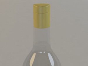 bottle of vodka stolichnaya 3D 모델