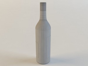 bottle of vodka stolichnaya 3D 모델