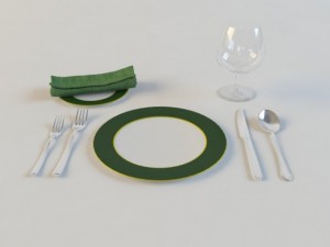 tableware 3D-Modell