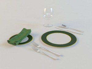 tableware 3D-Modell