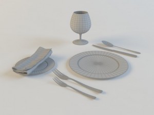 tableware 3D-Modell