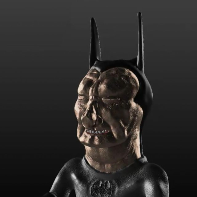 batman caricature 3D Model .c4d .max .obj .3ds .fbx .stl .blend 