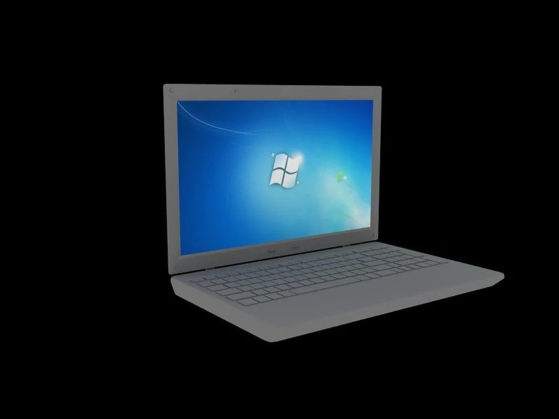 notebook asus 3D Model .c4d .max .obj .3ds .fbx .stl .blend
