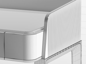 gallotti radice soho writing desk Model 3D