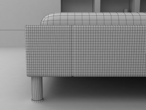 bed blanca collection 3D Model