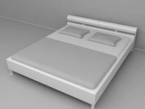 bed blanca collection 3D Model