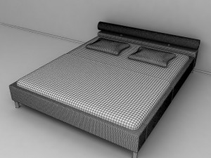 bed blanca collection 3D Model
