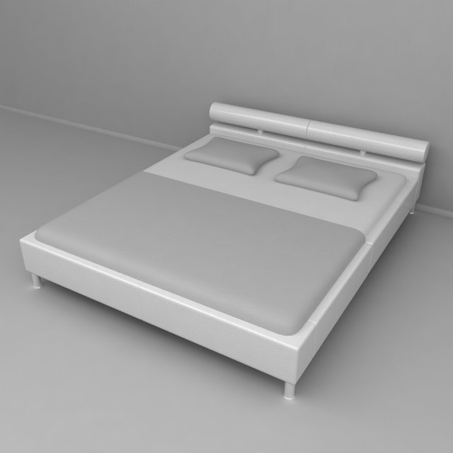 bed blanca 3D Model .c4d .max .obj .3ds .fbx .stl .blend