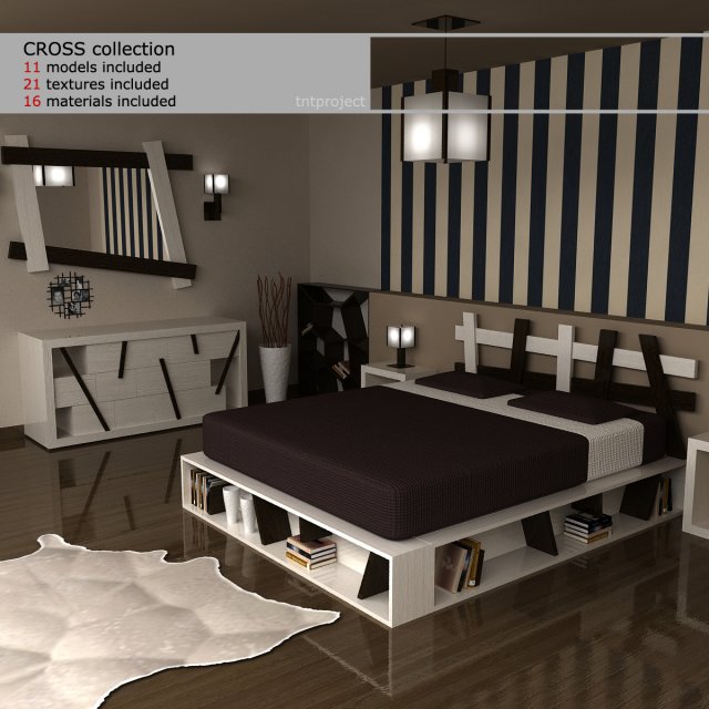cross colection Modelo 3D .c4d .max .obj .3ds .fbx .stl .blend 
